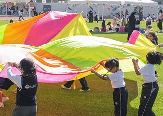 Student working in class